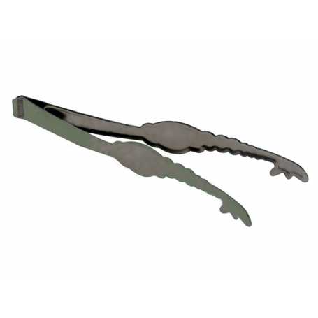 Zange für Shishakohle 17 cm silberfarbig