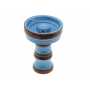 Shishakopf Keramik Coffee Braun-Hellblau
