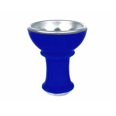 Shishakopf Edelstahl-Silikon Blau