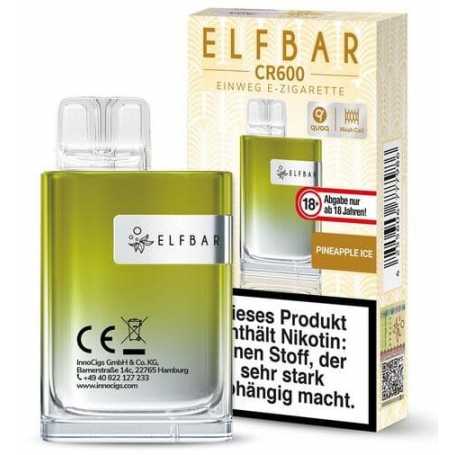 Elfbar CR600 Pineapple Ice Einweg E-Zigarette 20mg
