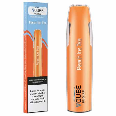 VQube Plus 600 Peach Ice Tea E-Zigarette 16mg