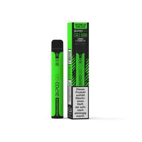 EXPOD GO Watermelon Bubblegum Einweg E-Shisha 20mg