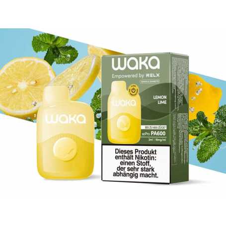 WAKA soPro Lemon Lime Einweg E-Shisha 18mg