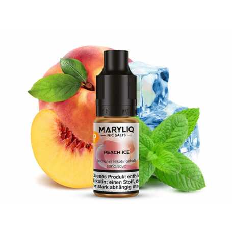 Maryliq Nic Salts Peach Ice 10mg