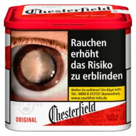 Chesterfield Tabak Rot Box
