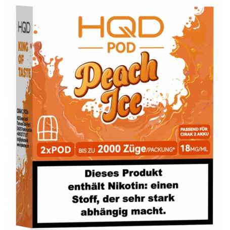 HQD Cirak Pod Peach Energy 18mg