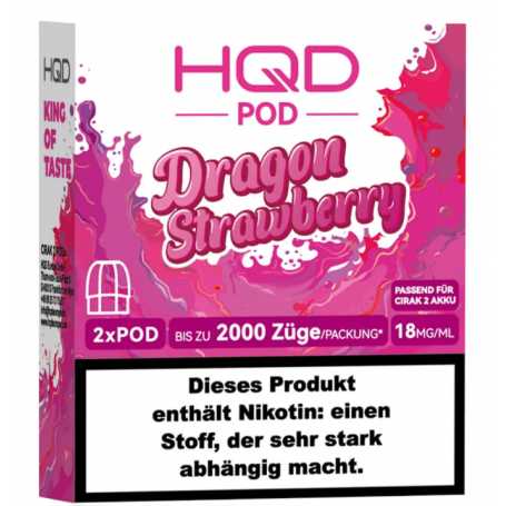 HQD Cirak Pod Dragon Strawberry 18mg