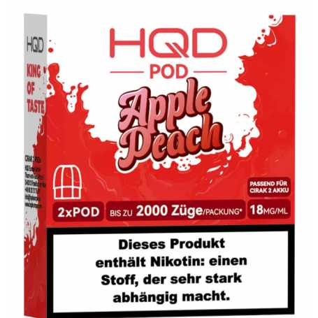 HQD Cirak Pod Apple Peach 18mg