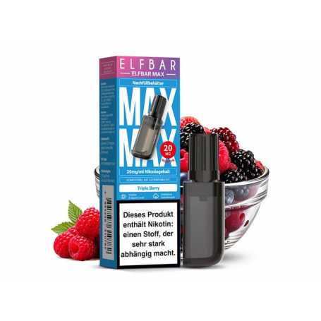 ELFBAR Max Triple Berry Pod 10ml 20mg/ml