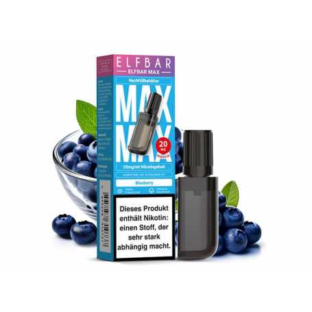 ELFBAR Max Blueberry Pod 10ml 20mg/ml