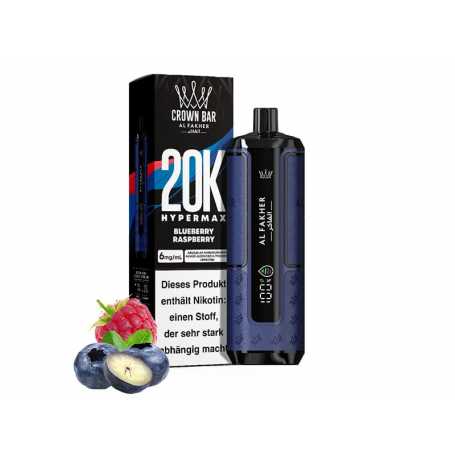 Al Fakher 20K Hypermax Blueberry Raspberry
