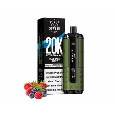 Al Fakher 20K Hypermax Blue Razz Blast