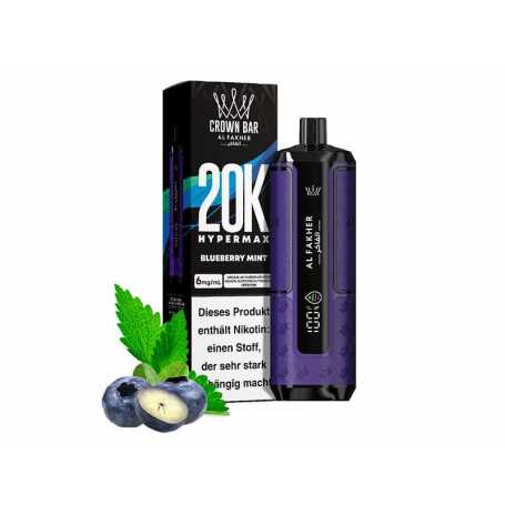Al Fakher 20K Hypermax Blueberry Mint