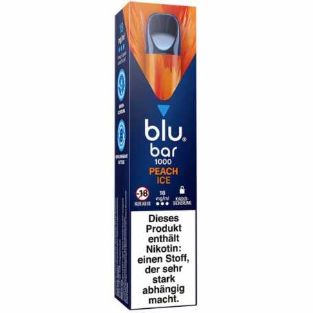 blu bar Peach Ice E-Zigarette 18mg