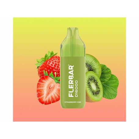 Flerbar D16000 Strawberry Kiwi E-Zigarette 20 mg/ml