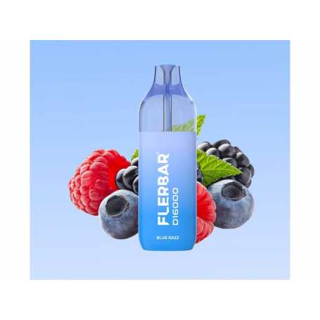 Flerbar D16000 Blue Razz E-Zigarette 20 mg/ml