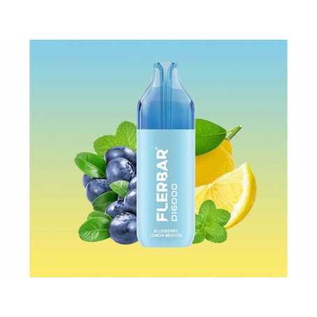 Flerbar D16000 Blueberry Lemon Mentos E-Zigarette 20 mg/ml