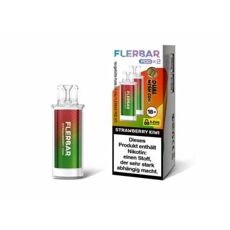 Flerbar Strawberry Kiwi Pods 2x2ml 20mg