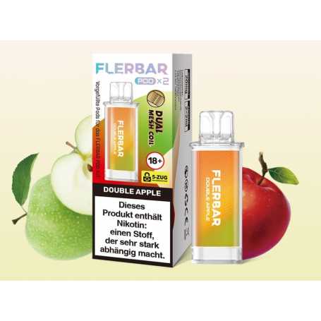 Flerbar Double Apple Pods 2x2ml 20mg