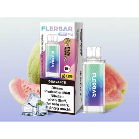 Flerbar Guave Ice Pods 2x2ml 20mg