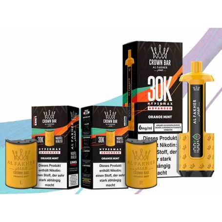 Al Fakher 30K Hypermax Orange Mint