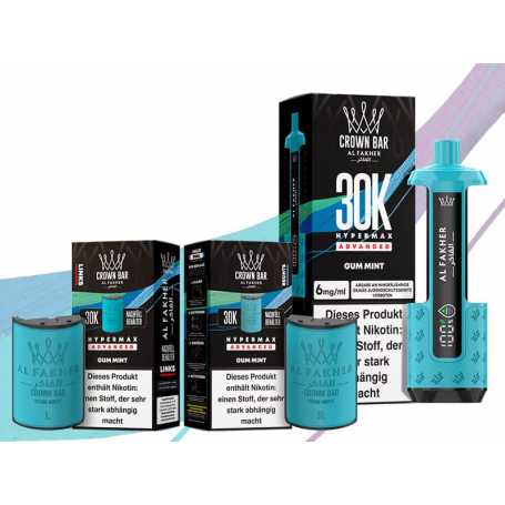 Al Fakher 30K Hypermax Gum Mint