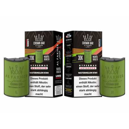 Al Fakher 30K Hypermax Watermelon Kiwi Pods