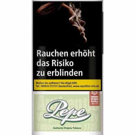 Pepe Bright Green Tabak Zigarettentabak Päckchen