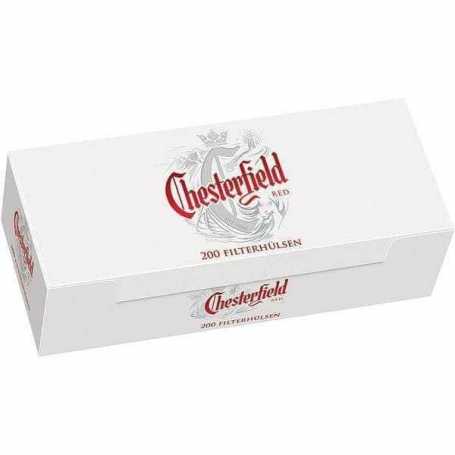 Chesterfield Red Zigarettenhülsen mit Filter 200 Stück