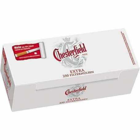 Chesterfield Red Zigarettenhülsen mit Filter 250 Stück