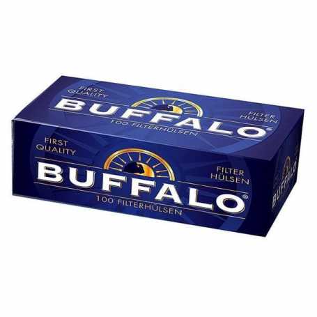 Buffalo Blau Zigarettenhülsen 100 mit Filter