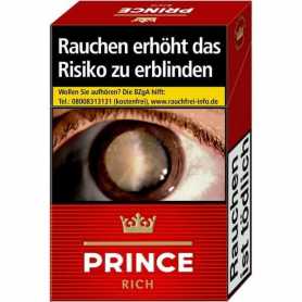 Prince Denmark Zigaretten Aschenbecher, groß, weiß satiniert