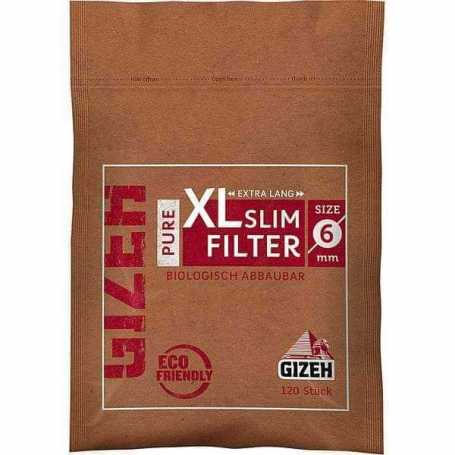 GIZEH Pure Slim Filter 6mm Zigarettenfilter 120 Stück
