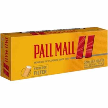 Pall Mall Allround Red Xtra Zigarettenhülsen mit Filter 200 Stück