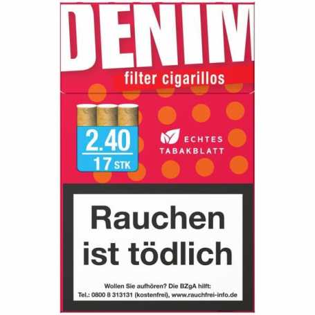 Denim Red L Zigarillos