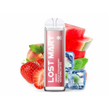 Lost Mary QM600 Peach Strawberry Watermelon Ice 20mg