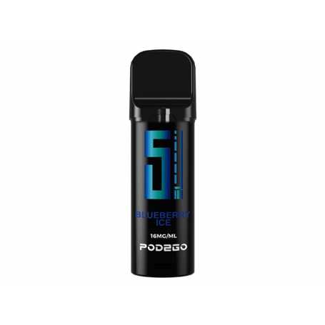 5EL Pod2Go Blueberry Ice 16mg E-Liquidpod