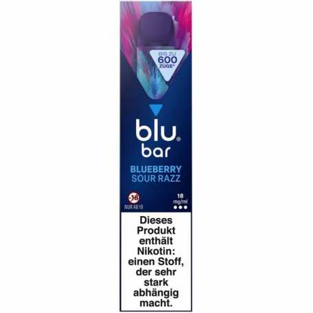 blu bar Blueberry Sour Razz E-Zigarette 18mg