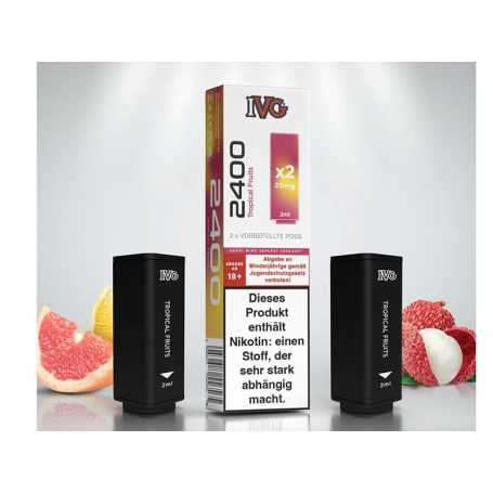 IVG 2400 Tropical Fruits Prefilled Pod 20mg - 2er Set