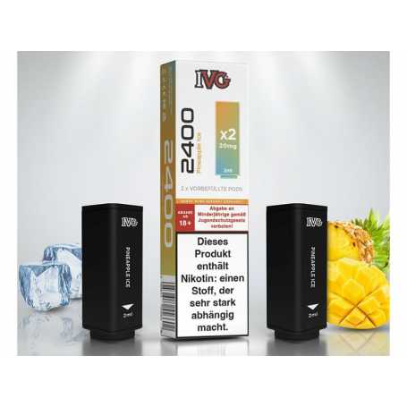 IVG 2400 Pineapple Ice Prefilled Pod 20mg - 2er Set