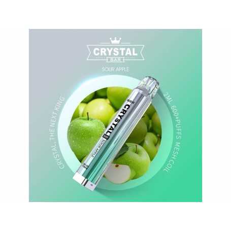 Crystal Bar Sour Apple E-Shisha 20mg