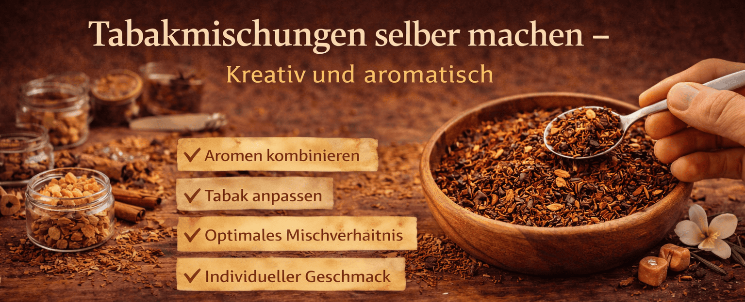 Tabakmischungen selber machen Anleitung