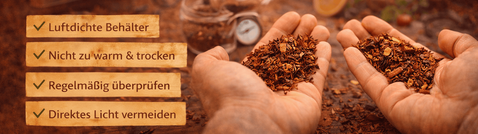 Tabak Lagerung Tipps
