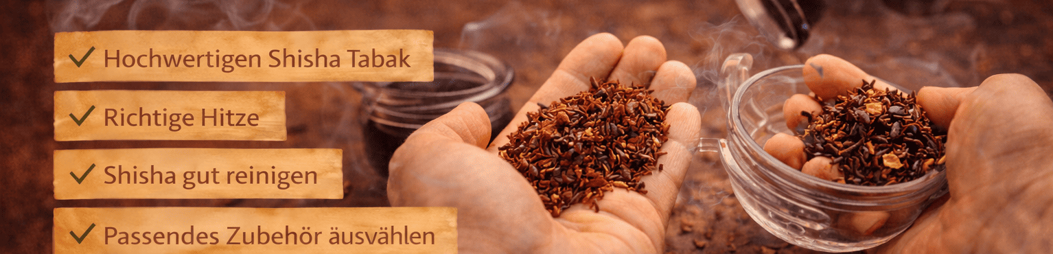 Shisha Tipps mehr Aroma holen