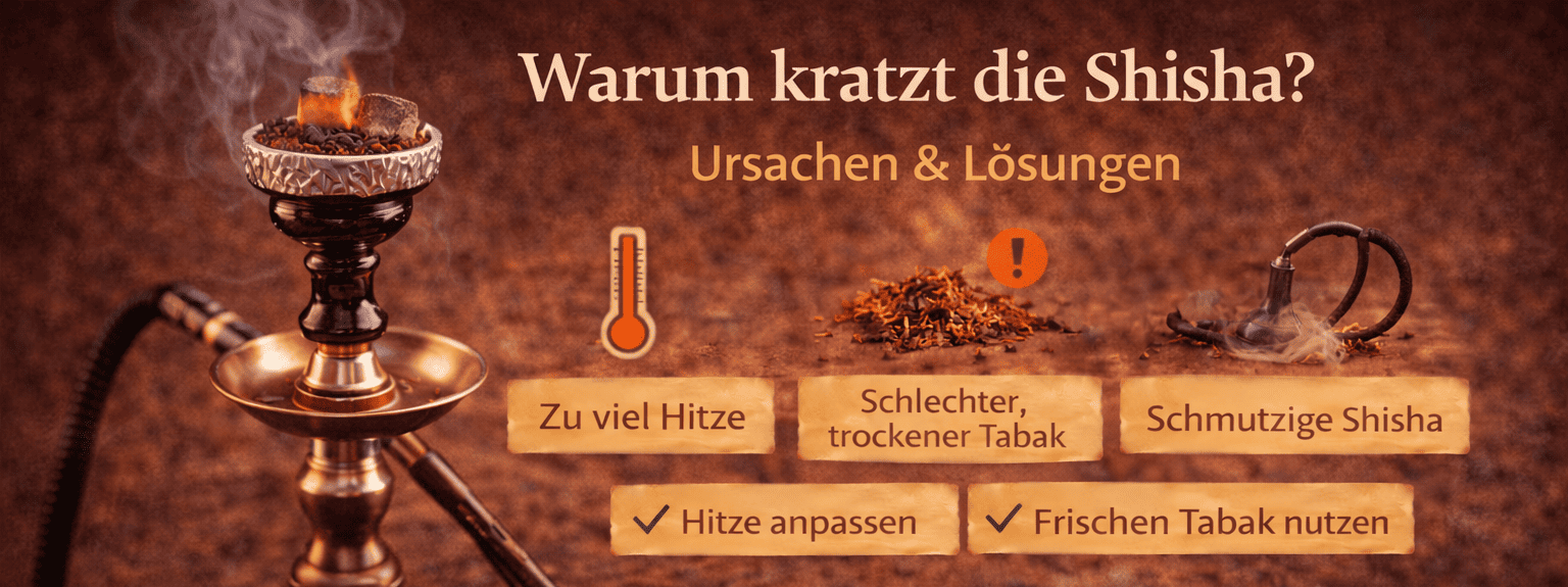 Warum kratzt die Shisha