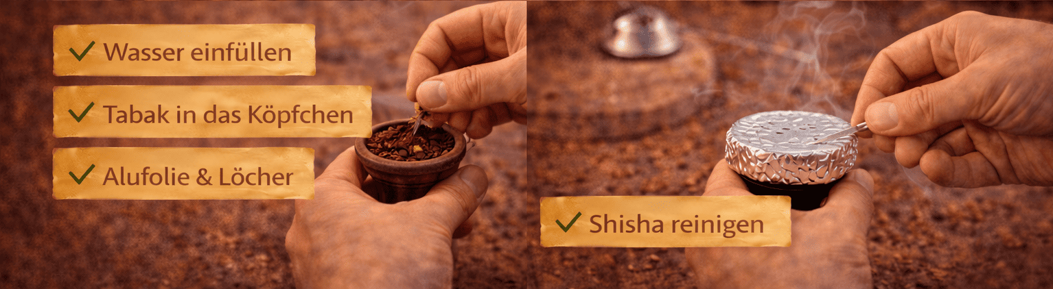 Shisha vorbereiten Tipps