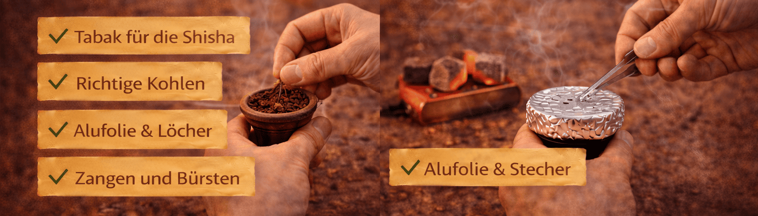 Shisha Zubehör Tipps