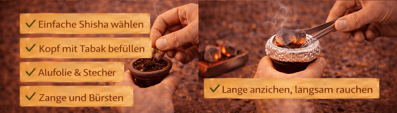 Shisha Anfänger Tipps
