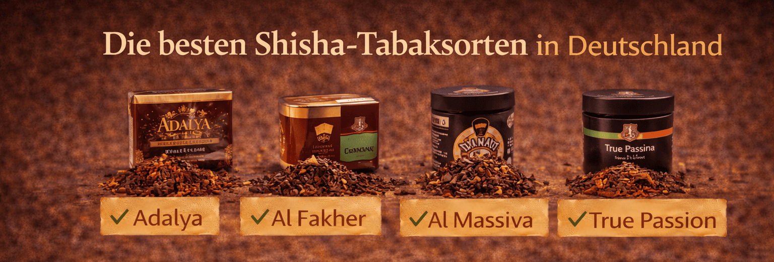 Die besten Shisha Tabaksorten Deutschland