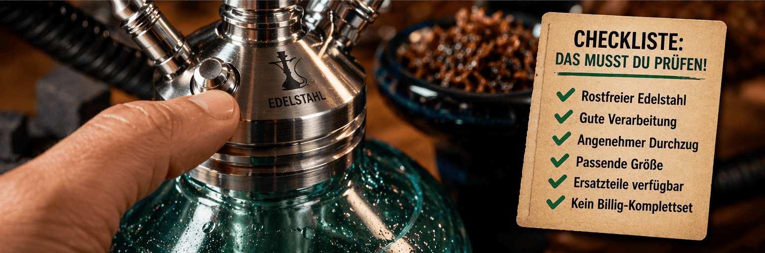 Shisha kaufen Auswahl